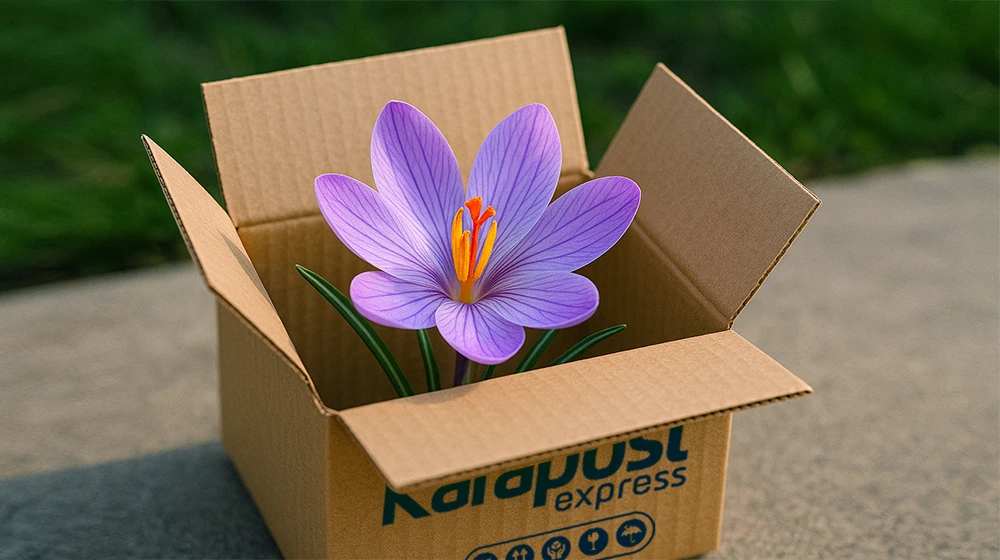 پست زعفران به خارج از کشور